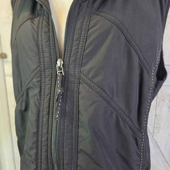 Coldwater Creek Black Zip-Up Vest - Picture 2 of 7